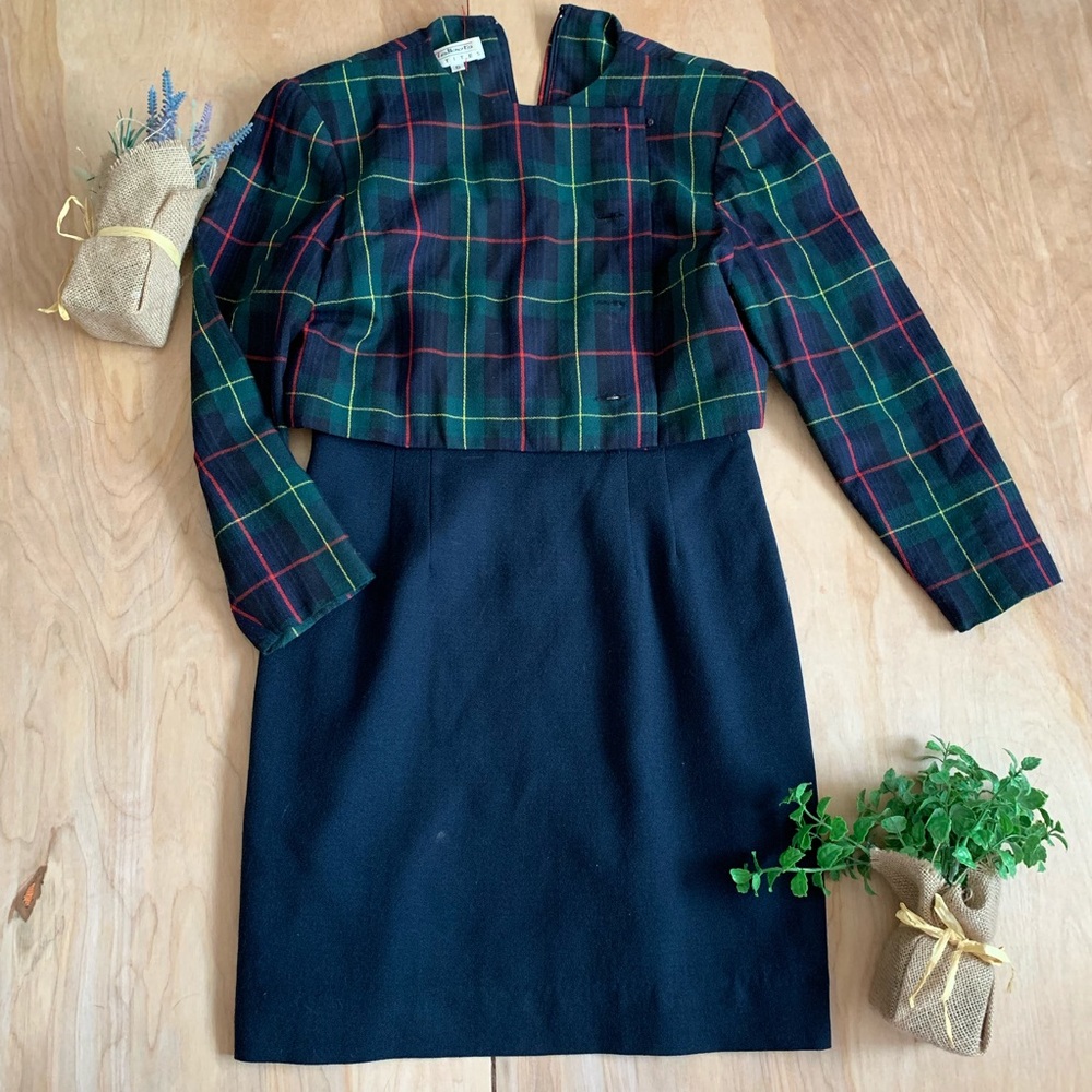 Vintage Talbots Dress Plaid